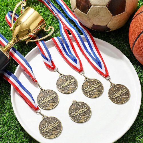 Gold Award Medals by MVP | 30 Pcs 2'' Champion Trophies for Sports Events & Parties