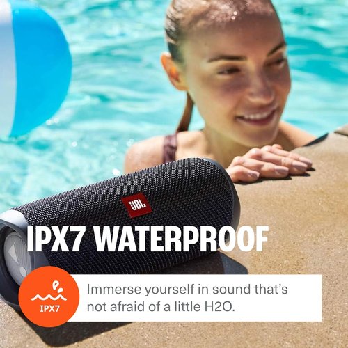 JBL Flip 5 - Waterproof Portable Bluetooth Speaker | Compact Design in Black