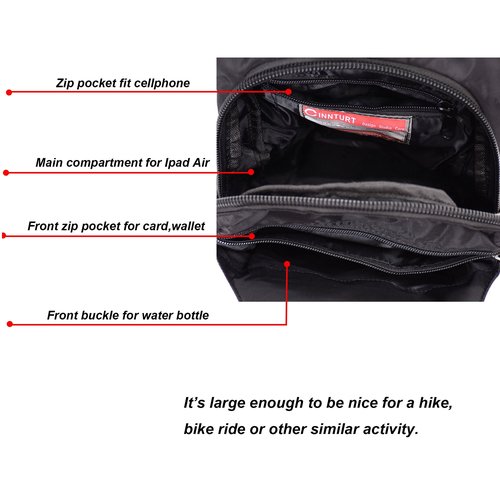LAMMOK Sling Backpack Sling Bag Crossbody Daypack Chest Shoulder Pack for Men Women