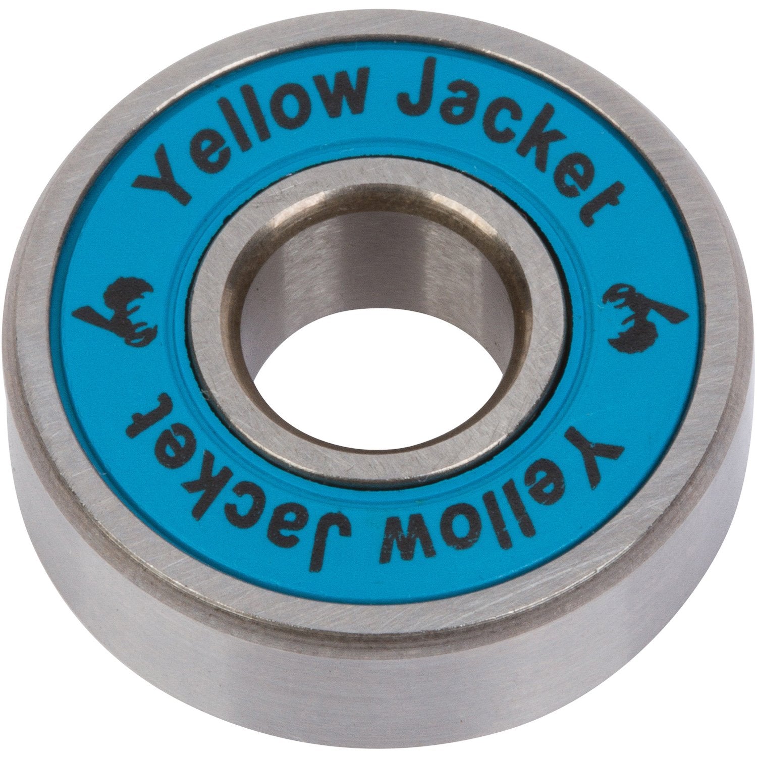 Yellow Jacket Premium Inline Skate Bearings, Roller Skate Bearings, 608, ABEC 9, Bomber Blue (Pack of 16)