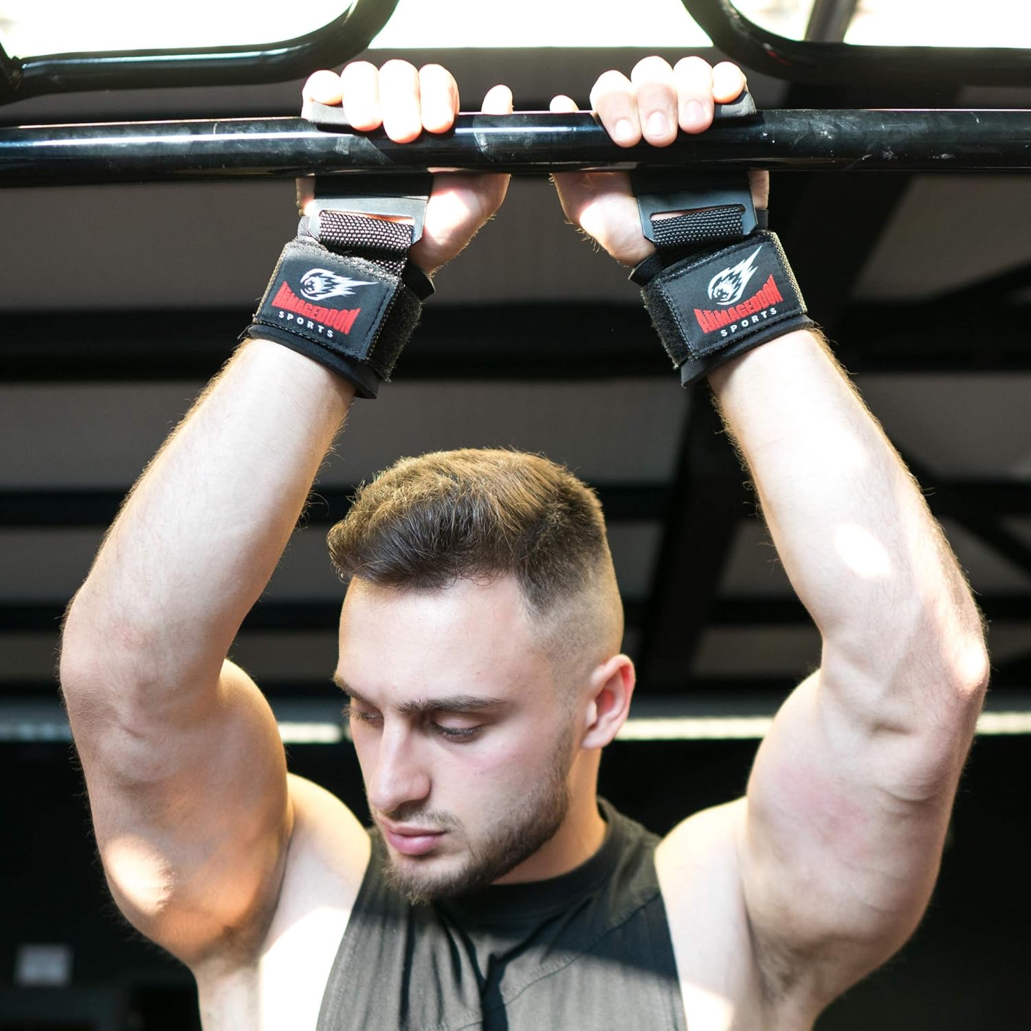Premium Deadlift Straps - Weight Lifting Grips for Enhanced Performance | Durable Gym Hooks