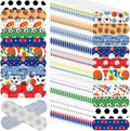 Patelai Kids Bandages - 10 Colorful Styles, Waterproof & Breathable Adhesive Protection for Cuts