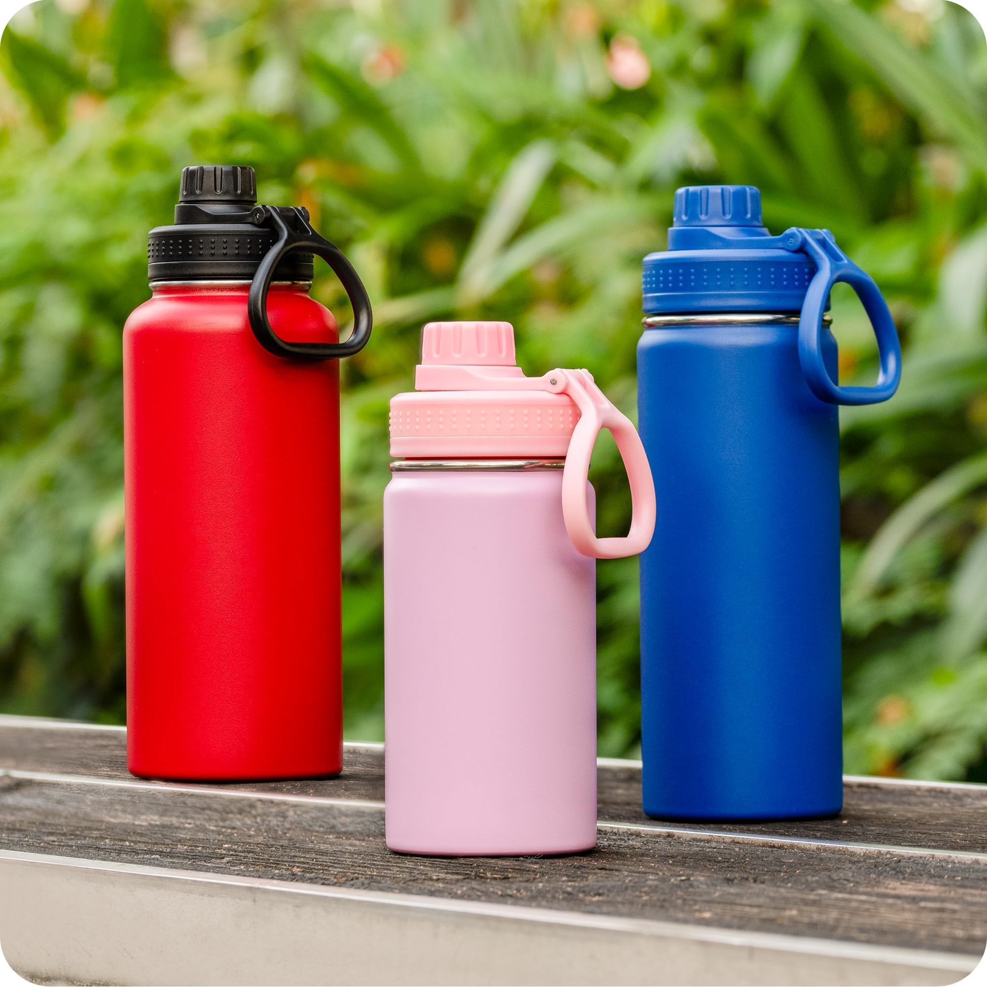 Prurex Spout Lid for Hydro Flask Wide Mouth Bottles | Replacement Lid Fits 12-64oz Models with 2.28" Opening | BPA-Free Sports Accessory (Blue, 1 Pack)