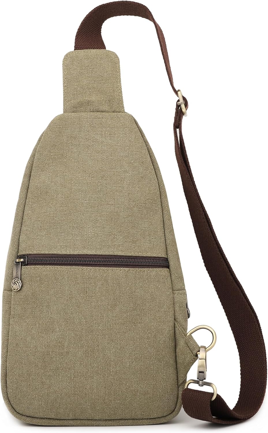 Silkarea Canvas Sling Bag - Stylish Crossbody Purse for Travel & Hiking | Small Daypack Backpack