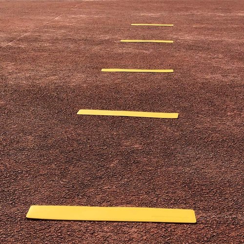 Eco Walker Court Line Marker Set Create Your Own Mini Pickleball Tennis Court (Yellow Line)
