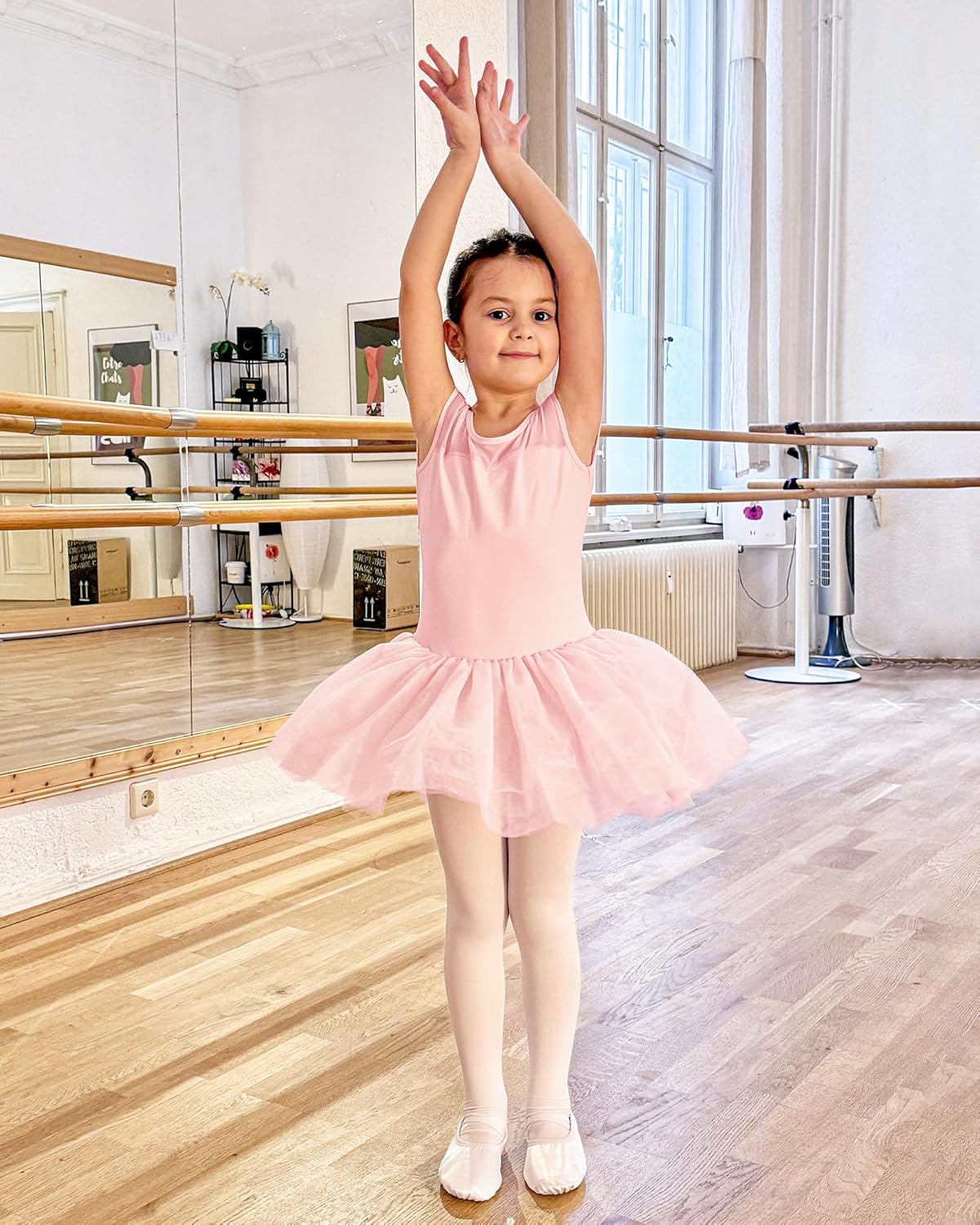 Stelle Ballet Leotard for Girls - Toddler Tutu Dress with Skirt | Perfect for Dance Classes
