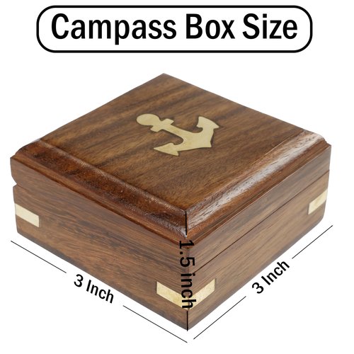 US Handicrafts Brass Compass – Engraved Christian Scripture Prayer Gift for Men, Women, Teenage Boys & Girls – Ideal for Baptism, Easter, Graduation, Trekking, and Adventure