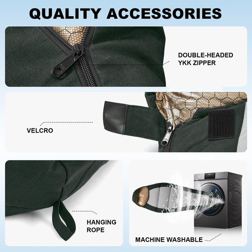 MHTD All Season Sleeping Bag for Adults 0 Degree,Cotton Canvas with YKK Zipper Compact Backpacking Mummy Camping Sleeping Bag