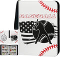 Baseball Card Binder - 900 Pockets Trading Card Holder with Sleeves | Compatible with Topps Cards