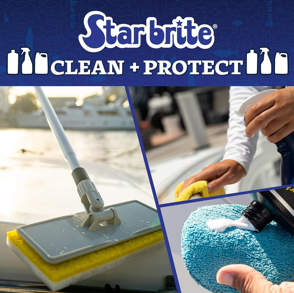 Star Brite RV Wash & Wax - One-Step Cleaner with UV Protection - Perfect for RV & Camper Care - 16 OZ