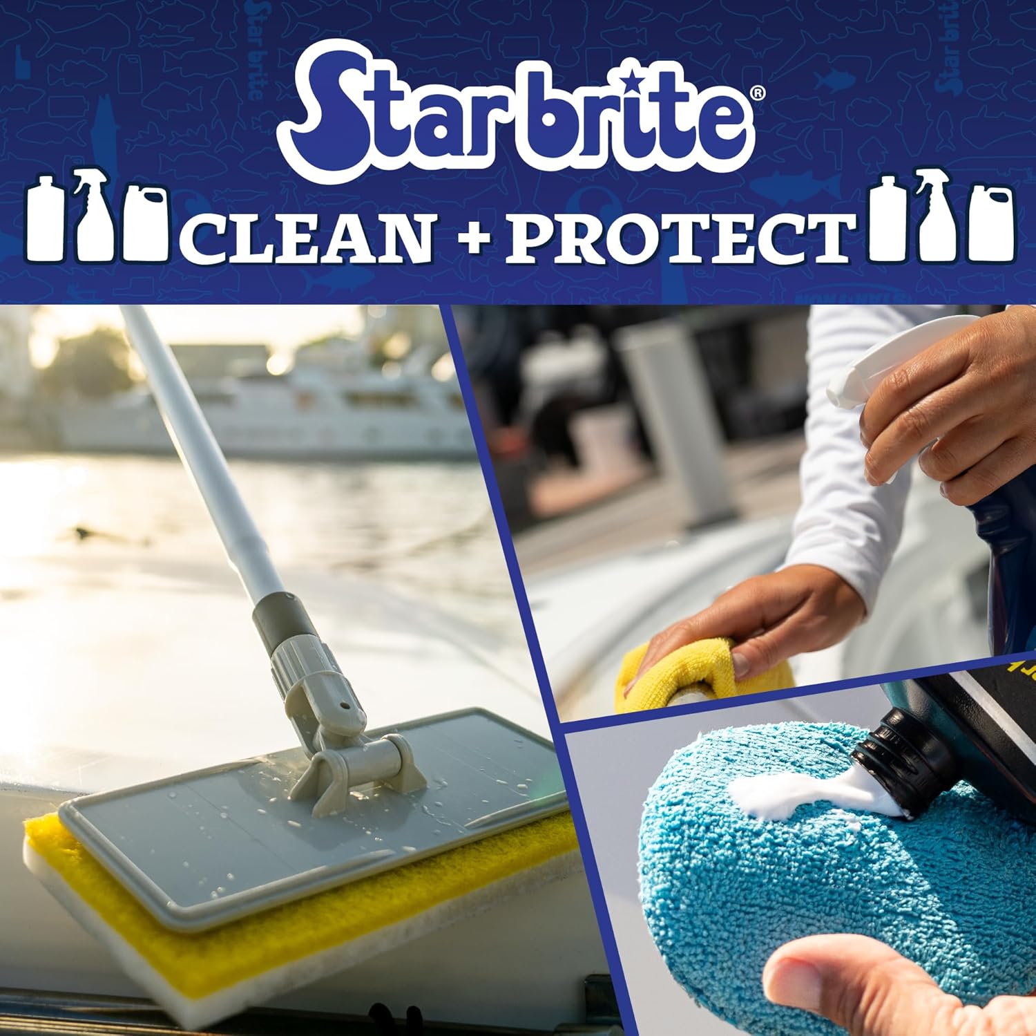 Star Brite RV Wash & Wax - One-Step Cleaner with UV Protection - Perfect for RV & Camper Care - 16 OZ