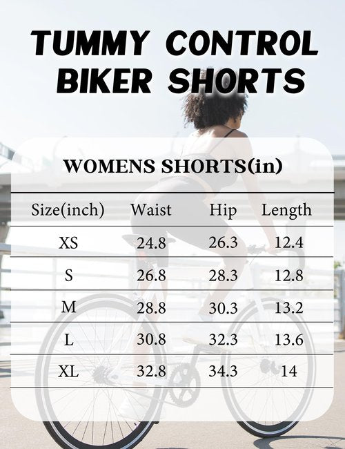 Unthewe Women's Workout Gym Biker Shorts High Waisted Athletic Booty Yoga Shorts with Tummy Control(U729-Cassis-M)