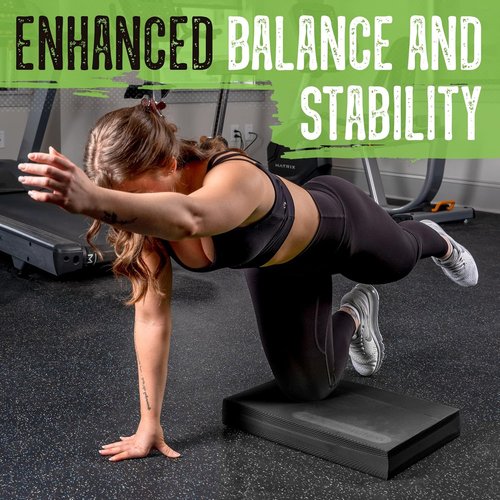 Gradient Fitness Balance Pad - Foam Stability Cushion for Core Strength & Rehabilitation | Ideal for Stretching & Mobility