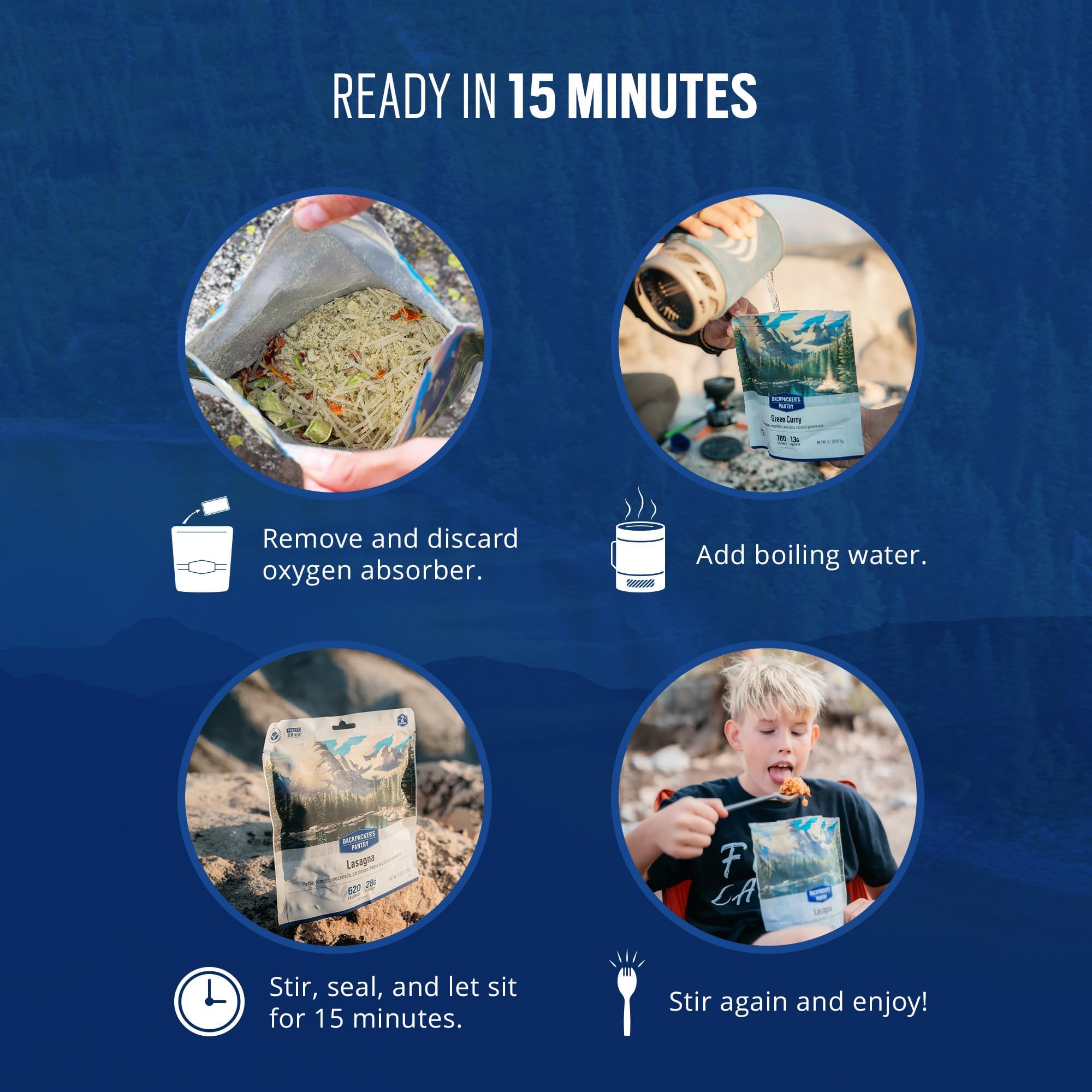 Backpacker's Pantry Drunken Noodles with Chicken | Freeze Dried Backpacking Meals | Dehydrated Camping Food | 27 Grams of Protein | 1 Count