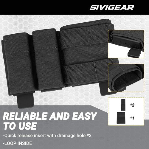 Mag Pouch 5.56 - Tactical Double Pistol Magazine Pouch with Quick Release Insert | MOLLE Compatible