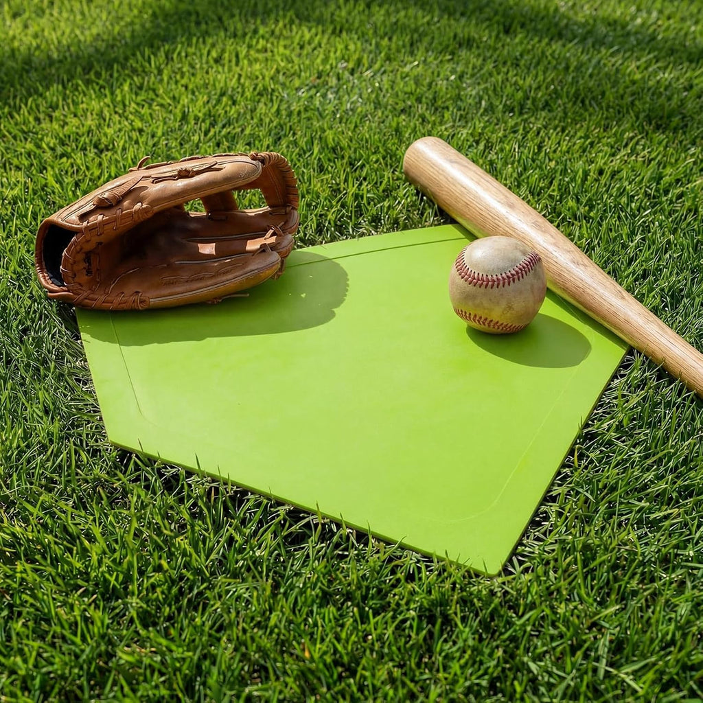 Soulchen Baseball Home Plate - Portable Rubber Base for Practice | Ideal for Batting & Pitching Training