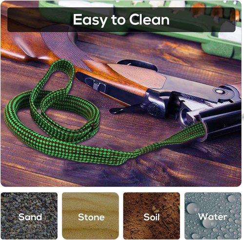 EZshoot Bore Cleaner - Reusable Gun Cleaning Tool for .223, 5.56mm, .22, 9mm, .380, 12 GA & More