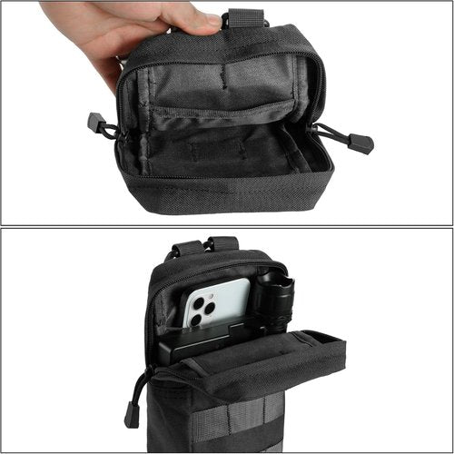 2 Pack Molle Pouches - Tactical Water-Resistant EDC Utility Bags | Compact Design for Everyday Use