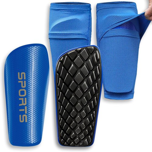 LPONJAR Soccer Shin Guards - Protective Shin Pads with Optimized Insert Pocket for Kids & Adults