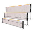 Zicon Portable Tennis Net,Stainless Steel Poles Badminton Net Set Adjustable Height Nylon Net with Carry Bag, for Kids Volleyball, Pickleball,Soccer, Indoor, Outdoor Court, Backyard, Beach, Driveway