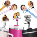 Skiennix Custom Straw Topper - Personalized Silicone Straw for Stanley Cup 30 & 40 Oz Tumblers
