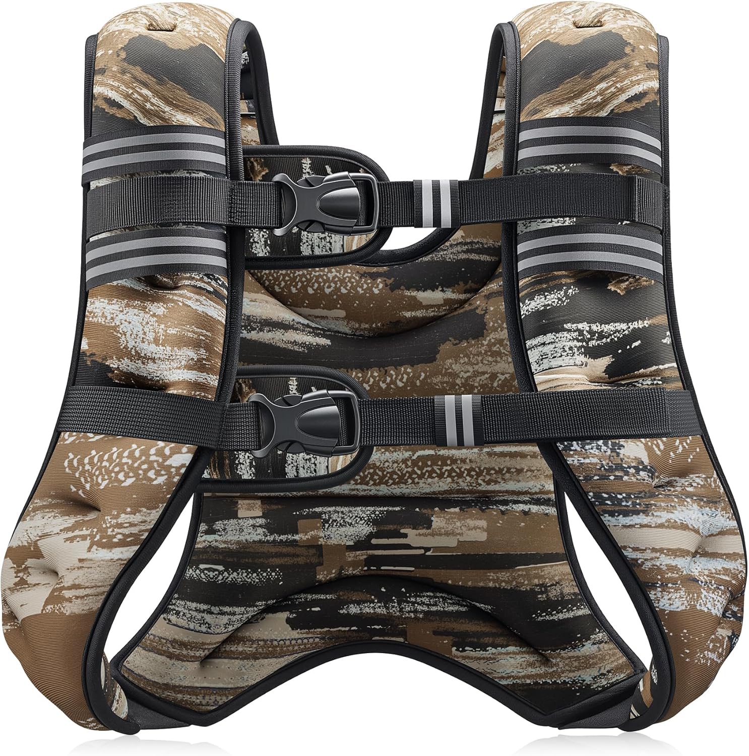 ZELUS Weighted Vest - Adjustable 6lb to 30lb for Enhanced Workout Performance | Reflective Stripe for Safety