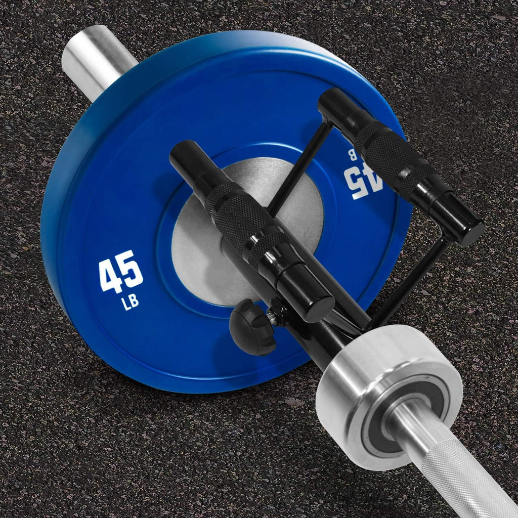 Yes4All Exercise Machine Adjustable T Bar Row Attachment, D Row Handle/Landmine Handle Attachment with Textured Rubber Handles