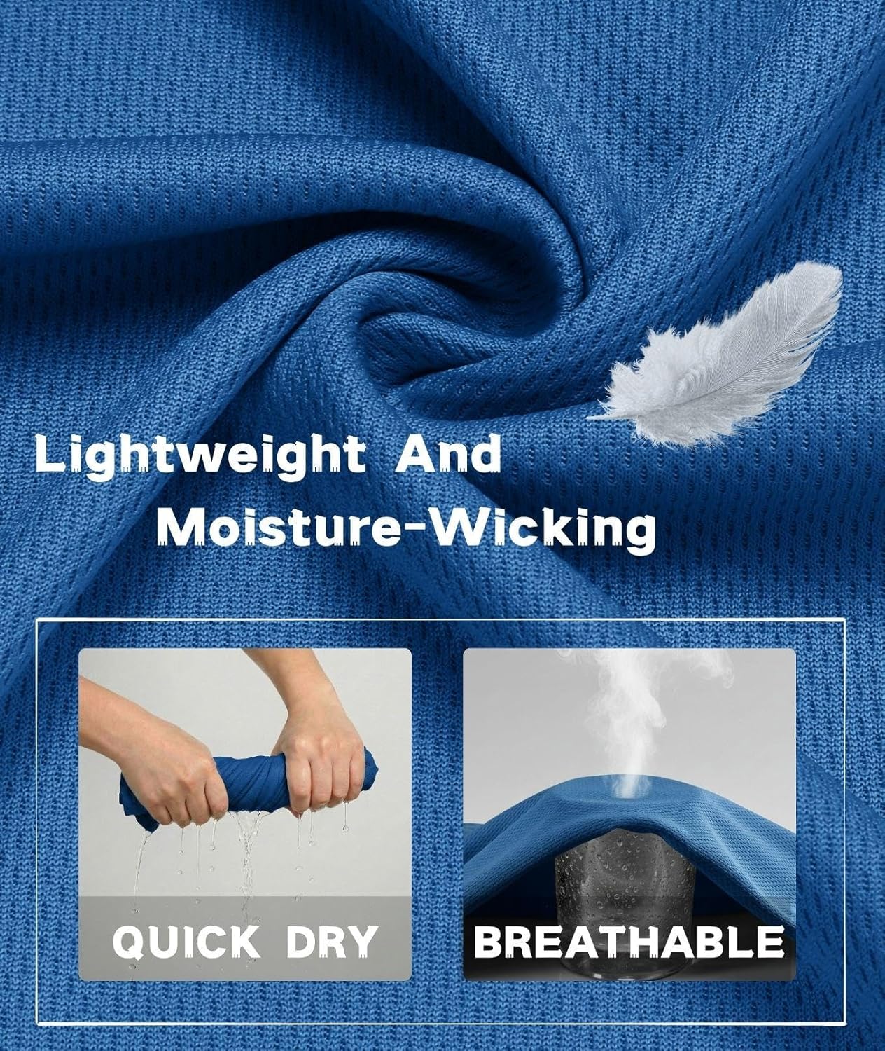 PINSPARK Golf Polo Shirt - Quick Dry Performance Casual Short Sleeve | Moisture-Wicking Athletic Wear
