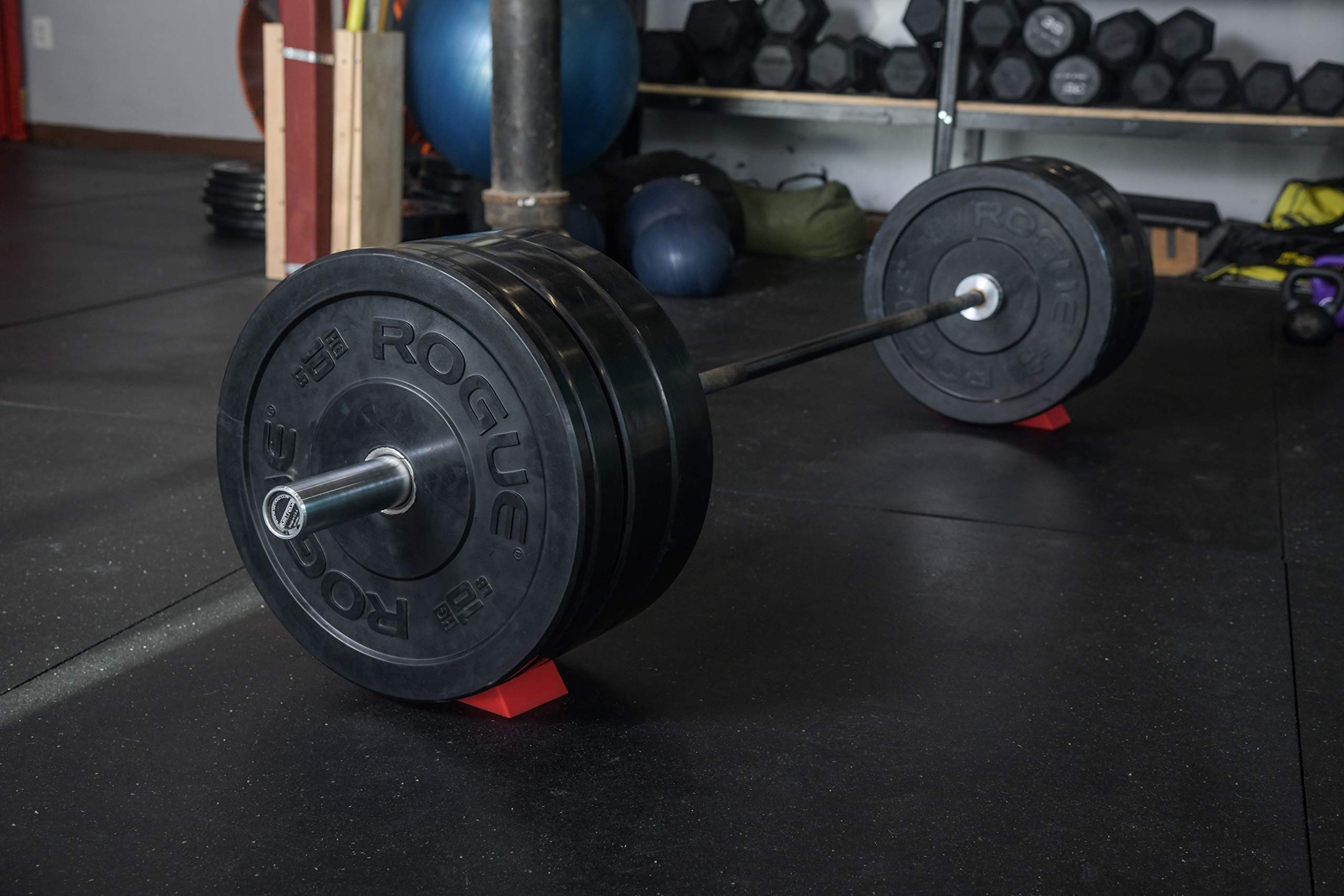 Widest Deadlift Wedge (2 Pack) - Barbell Deadlift Jack Alternative for Weightlifting - Accessories for Platforms, Blocks, and Pads