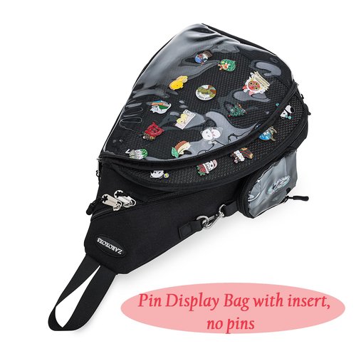 ZAROXOXS Mens Womens Oxford Ita Bag Pin Display Chest Pack Single Shoulder Bag Sport Backpack Packs Hiking Daypack