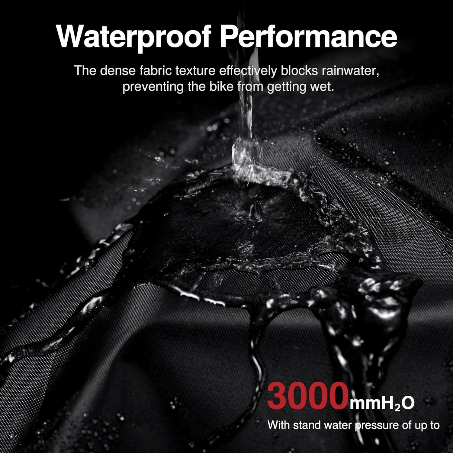 Puroma Bike Cover - 210D Waterproof Outdoor Storage for 1-3 Bikes | UV & Dust Protection, Lock Hole