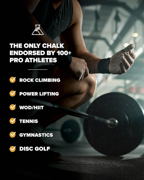 Friction Labs Quick Grip Liquid Chalk - Skin-Friendly Formula for Rock Climbing & Weightlifting | 75mL Made in USA