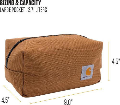 Carhartt Travel Kit - Durable Water-Resistant Toiletry Bag for Organized Essentials