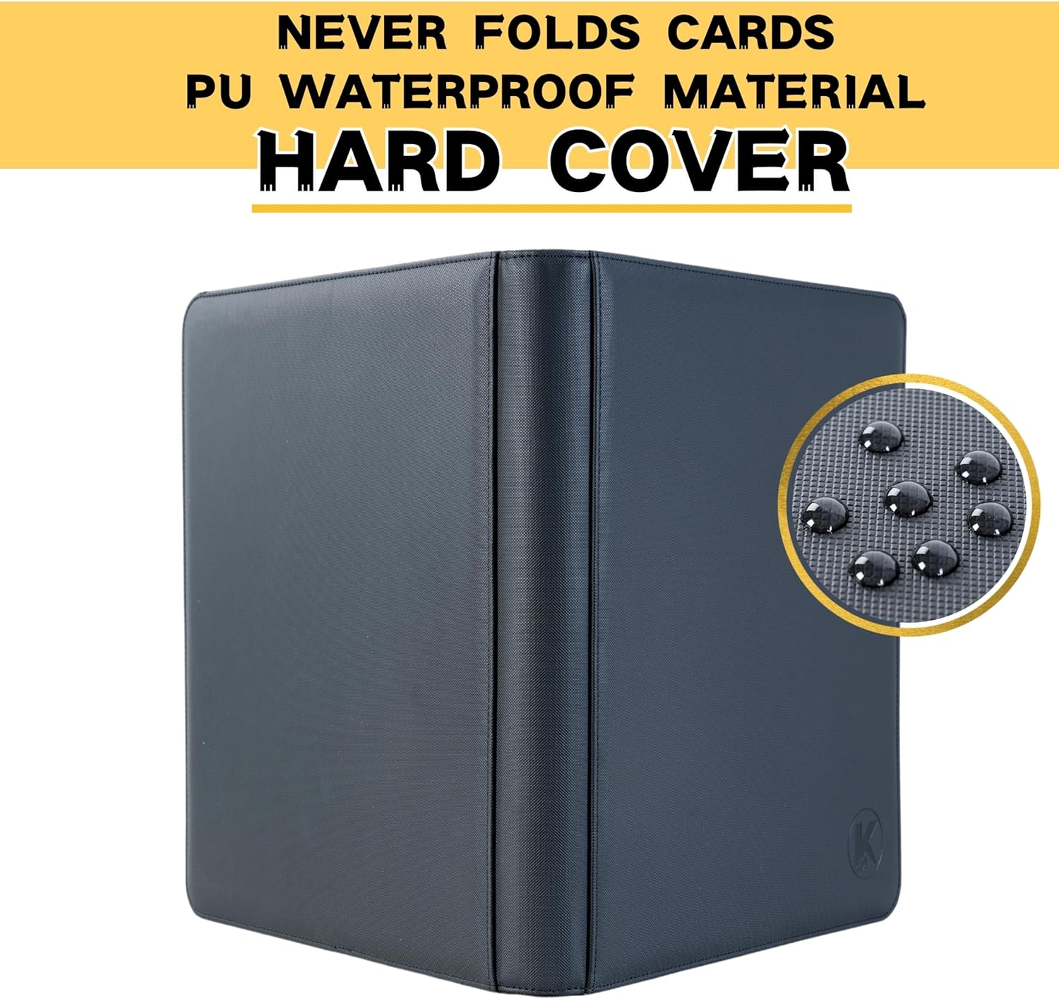 Skiennix 1000+ Pockets Trading Card Binder - 16-Pocket Album for MTG & Sports Cards | Black