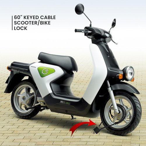 60" Keyed Cable Scooter/Bike & Gun/Rifle Lock