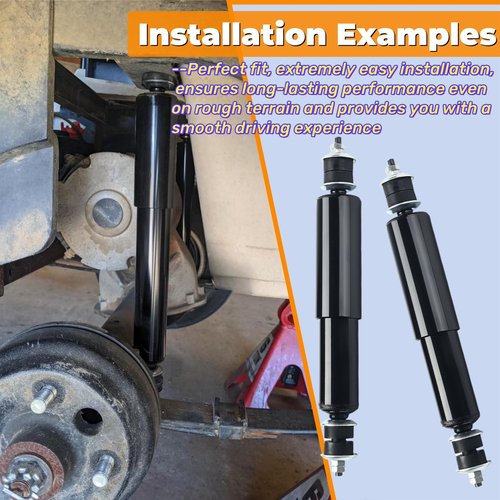 GFHUREB 2 Pcs Golf Cart Front and Rear Shocks Absorbers for EZGO TXT Electric/Gas 1994-up Golf Carts, Replaces OEM# 70928-G01, 76418-G01