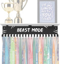 Brushed Steel Sports Medal Hanger - Stylish Race Award Holder for Wall Display | Perfect for Marathon Medals