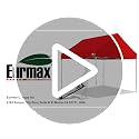 Eurmax 10x10 White Pop Up Canopy Tent with Rolling Storage Bag & Sandbags
