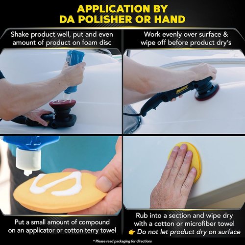 Meguiar’s Marine/RV One Step Compound - Restore Color & Shine | 32 Oz for Fiberglass Gel Coat