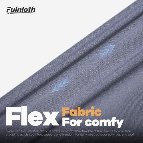Fuinloth Neck Gaiter, 6 Pack Cooling UV Protection Bandana Face Mask Gator Scarf for Men Women