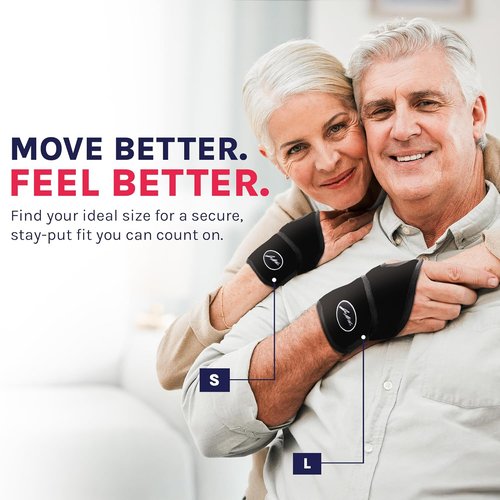 Doctor Developed Wrist Brace - Carpal Tunnel & Arthritis Support - Ideal for Fitness | Black, Small
