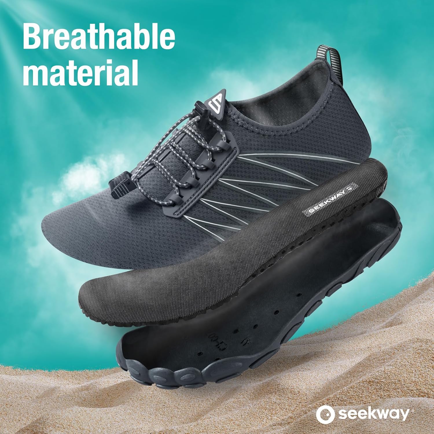 SEEKWAY Aqua Shoes - Quick-Dry Water Footwear for Men & Women | Perfect for Beach, Pool, and Hiking