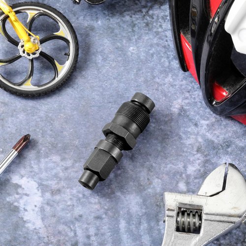 Skylety Crank Remover Bicycle Crank Puller Bike Crankset Arm Puller Compact Crankset Pulley Cycling Power Bottom Bracket Tool Repair Maintenance Remover for Bikes, Black(Simple Style)