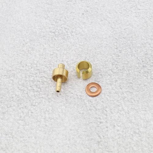 Be In Your Mind 4 Sets Bicycle Brake Olive Insert Compatible with Hope Brake Hoses Mountain Bike Disc Brake Olive and Insert Pack Brake Line Olive Connector Insert Replacement