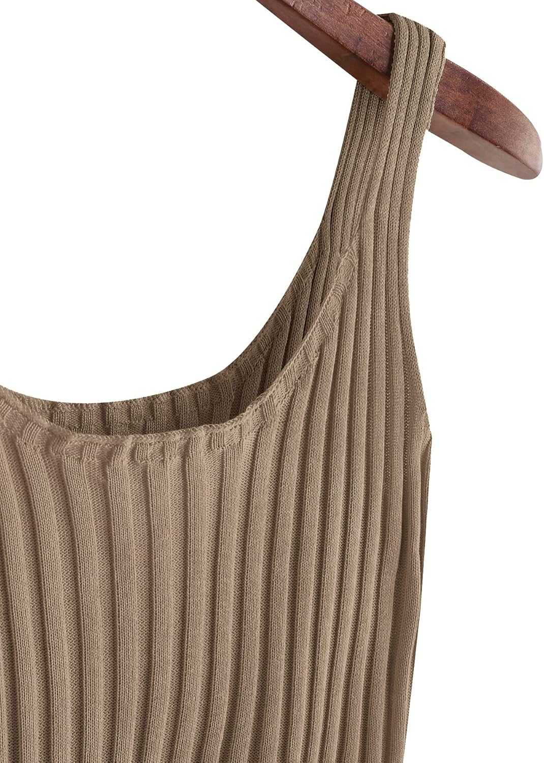 SweatyRocks Ribbed Knit Crop Tank Top - Stylish Spaghetti Strap Camisole in Versatile Colors