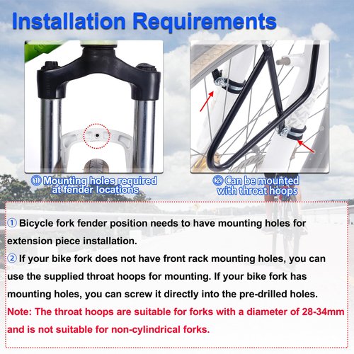 HOMEE Bicycle Front Rack, 15KG Capacity Bike Cargo Rack, Mountain Road Bike Cycling Equipment Stand Foot Stock for Cargo Luggage Picnic Carrier Rack