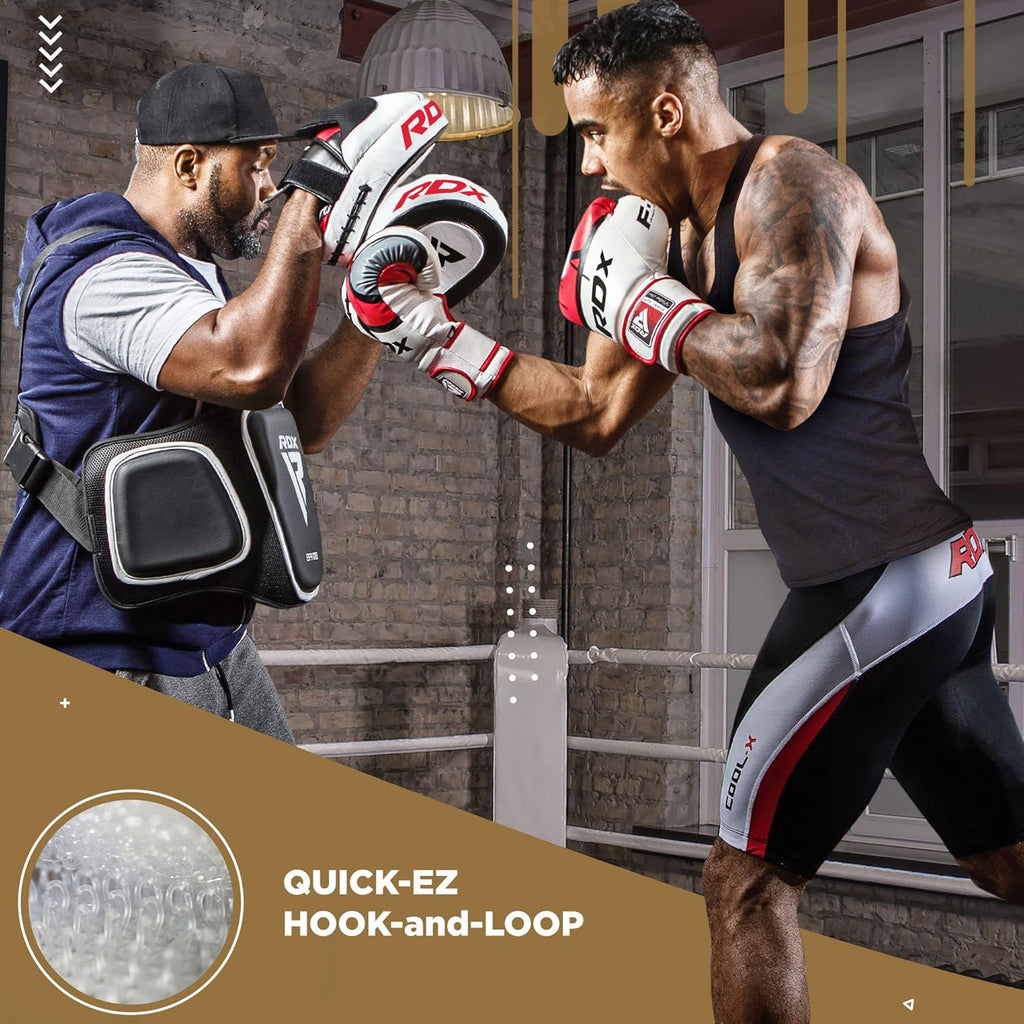 RDX Boxing Gloves EGO - Heavy-Duty Sparring & Training Mitts | Maya Hide Leather, Ventilated, 8-16 oz