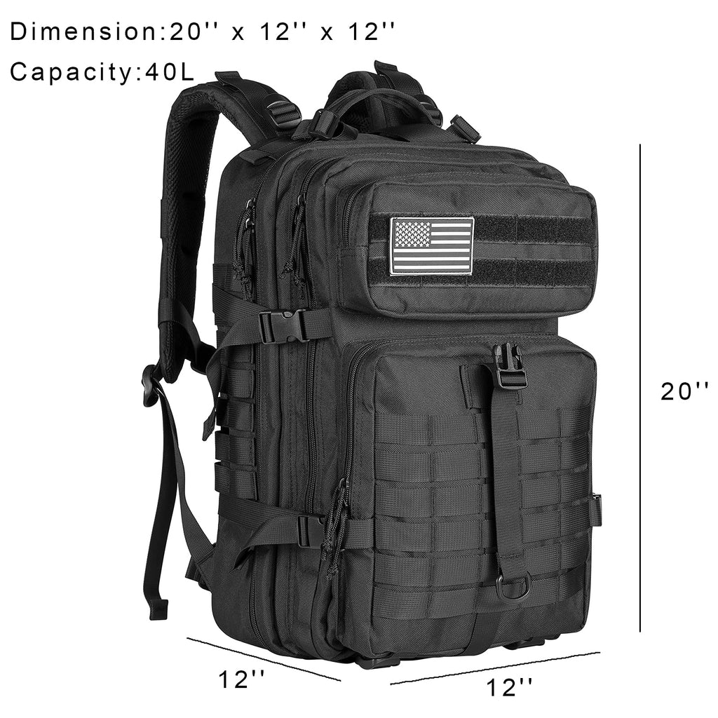 Himal Military Tactical Backpack - Large Army 3 Day Assault Pack Molle Bag Rucksack,40L