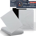 MTG Card Sleeves - White Matt Textured for Smooth Shuffling | 100 Micron Thickness, 66mm x 90mm