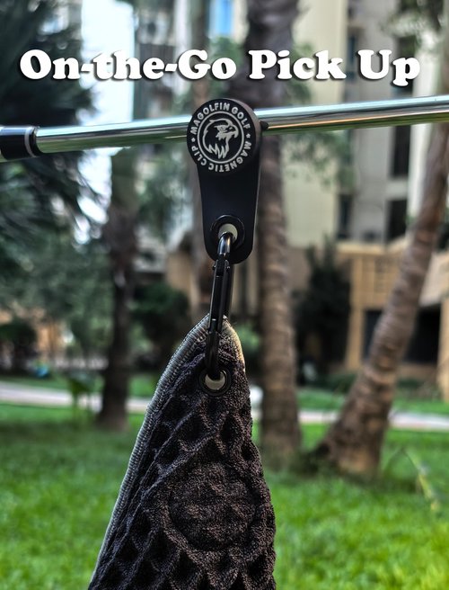 Mangetic Clip for Golf Towels, Powered Magnet with Clip, Removable from Golf Towels, Golf Accessories, Golf Cart Accessories
